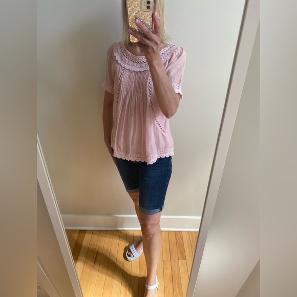 Pink Lace top & camisole 10/10 condition - Picture 1 of 10